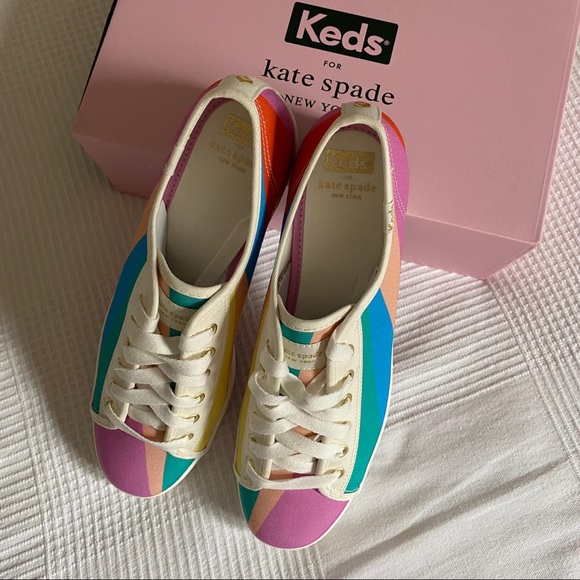 kate spade Shoes - Keds x kate spade Triple Kick Multi Stripe Canvas